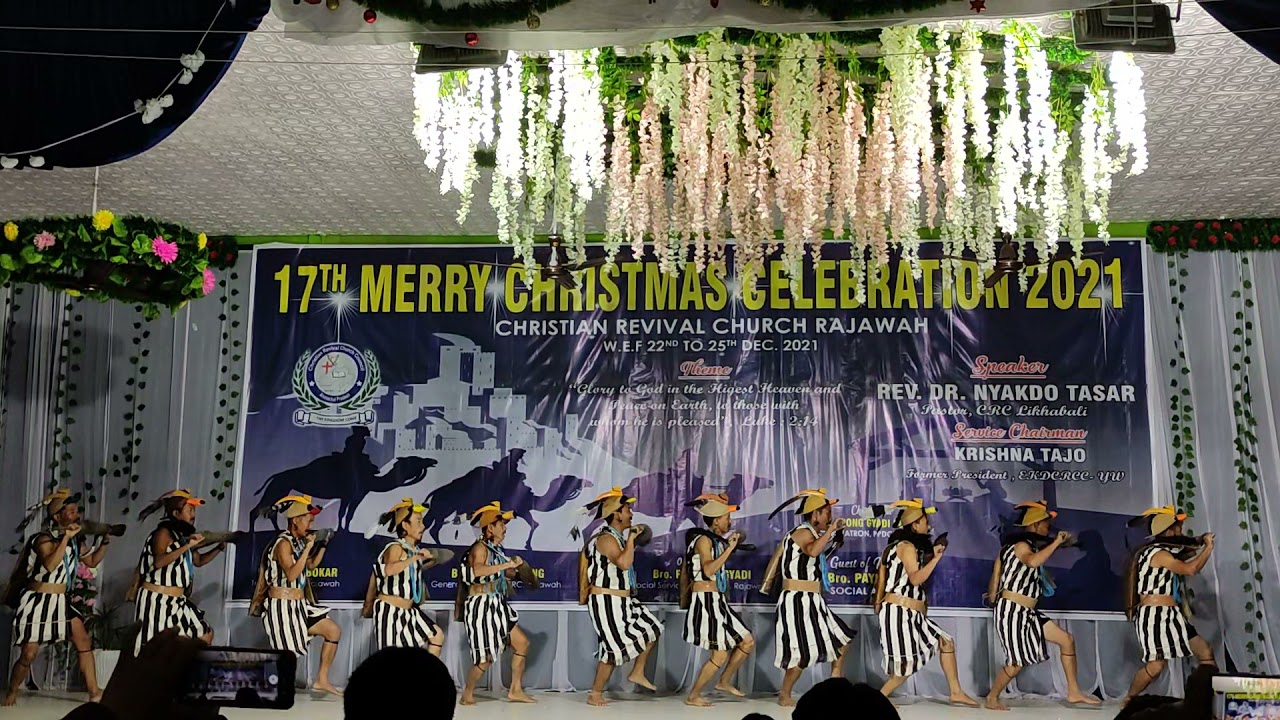 Christmas Men's Group Dance 2nd prize winner 2021, by Taruso colony CRC Rajawah East Kameng.