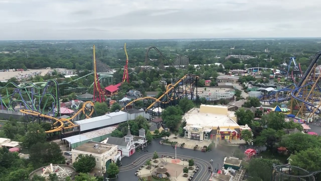 Sky Trek Tower at Six Flags Chicago 2025