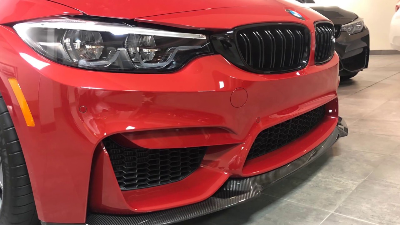 2020 BMW M4 CS Coupe Melbourne Red Metallic GoPro view