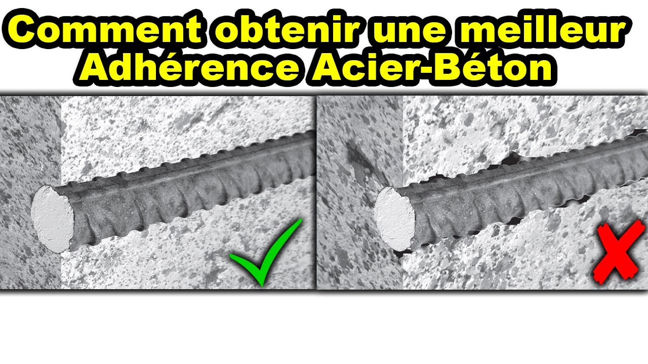 C'est quoi l'adhérence Acier-Béton? #construction #geniecivil #omarcherkaoui