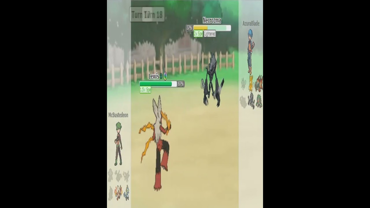 Mega Blaziken sweep #shorts #pokemonshowdown #megablaziken