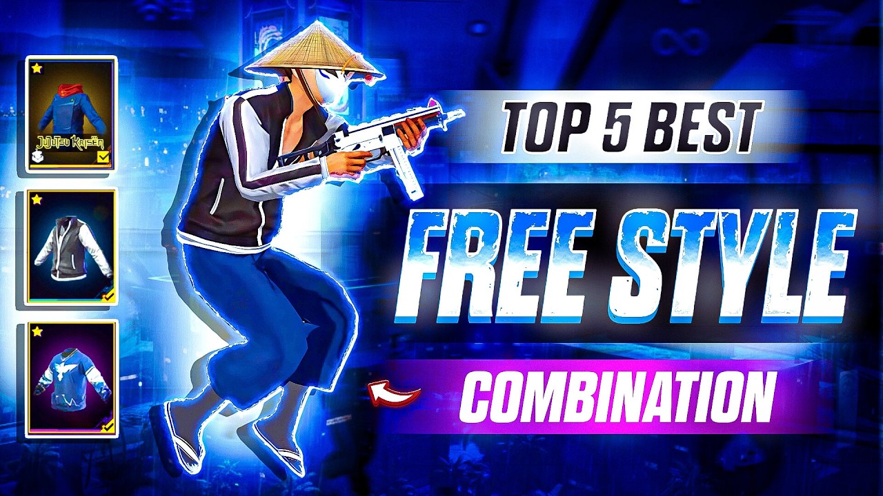 TOP 5 BEST FREESTYLE DRESS COMBINATION LIKE BRAZILIAN PLAYERS🇧🇷||NEW FREESTYLE DRESS COMBINATION FF