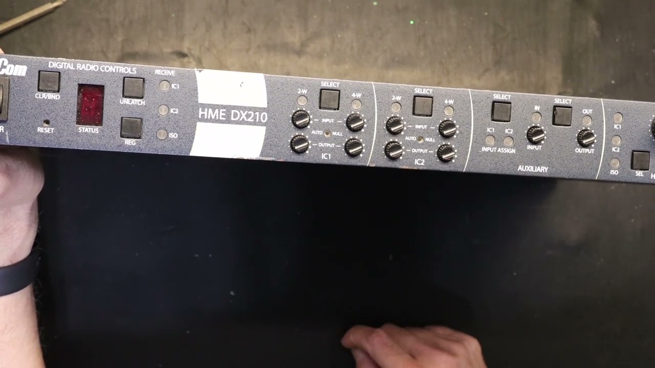 ClearCom HME DX210 Wireless Intercom Wireless Card, Main Board, Front Bezel Panel Replacement Guide