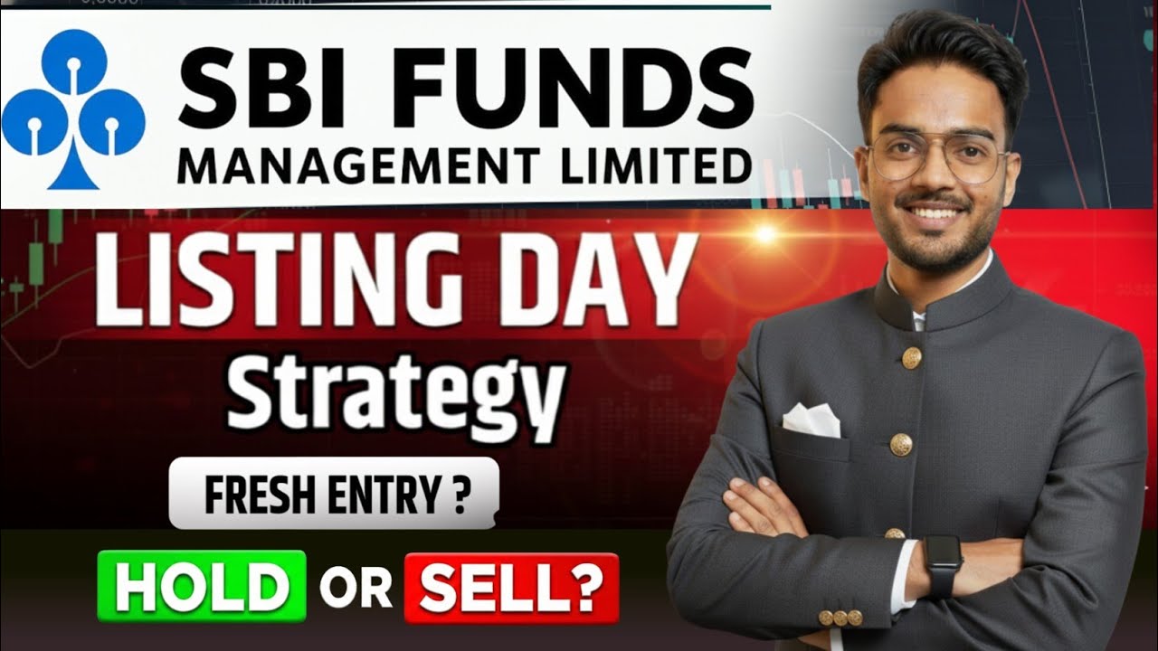 SBI Funds Management IPO Listing Day Strategy | SBI Funds Management IPO GMP Today