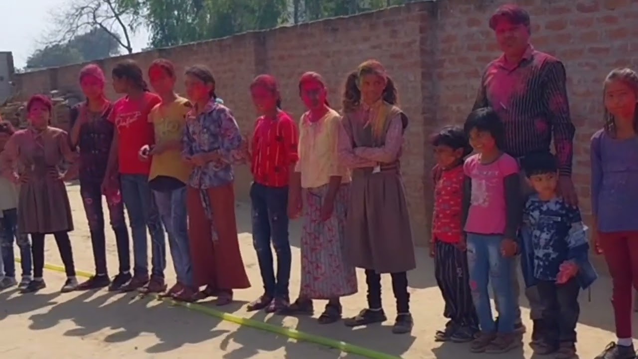 holi in amar public school