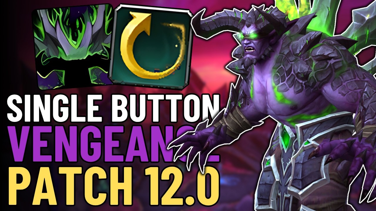 One Button Vengeance Demon Hunter Guide | SBA Tank Build for WoW Midnight