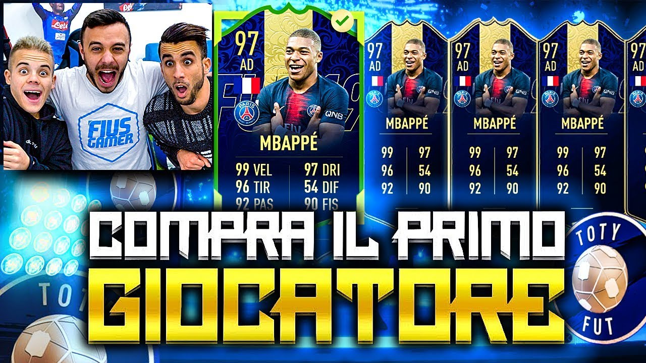 MBAPP&Eacute; TOTY!!!!!!!!! COMPRA IL PRIMO GIOCATORE w/Ohm & Enry Lazza | FIFA 19 ITA