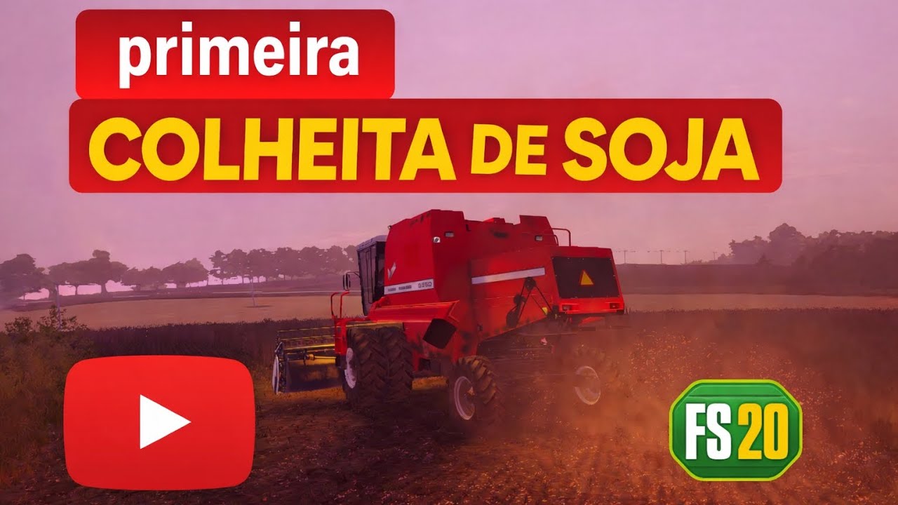 Fs20 | Vida De Funcionário #6 | Primeira Colheita De Soja.🌾