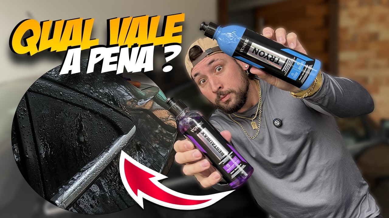 RESTAURAX x TRYON da VONIXX RESTAURADOR E CONDICIONADOR DE PLASTICOS! QUAL A DIFERENÇA ?