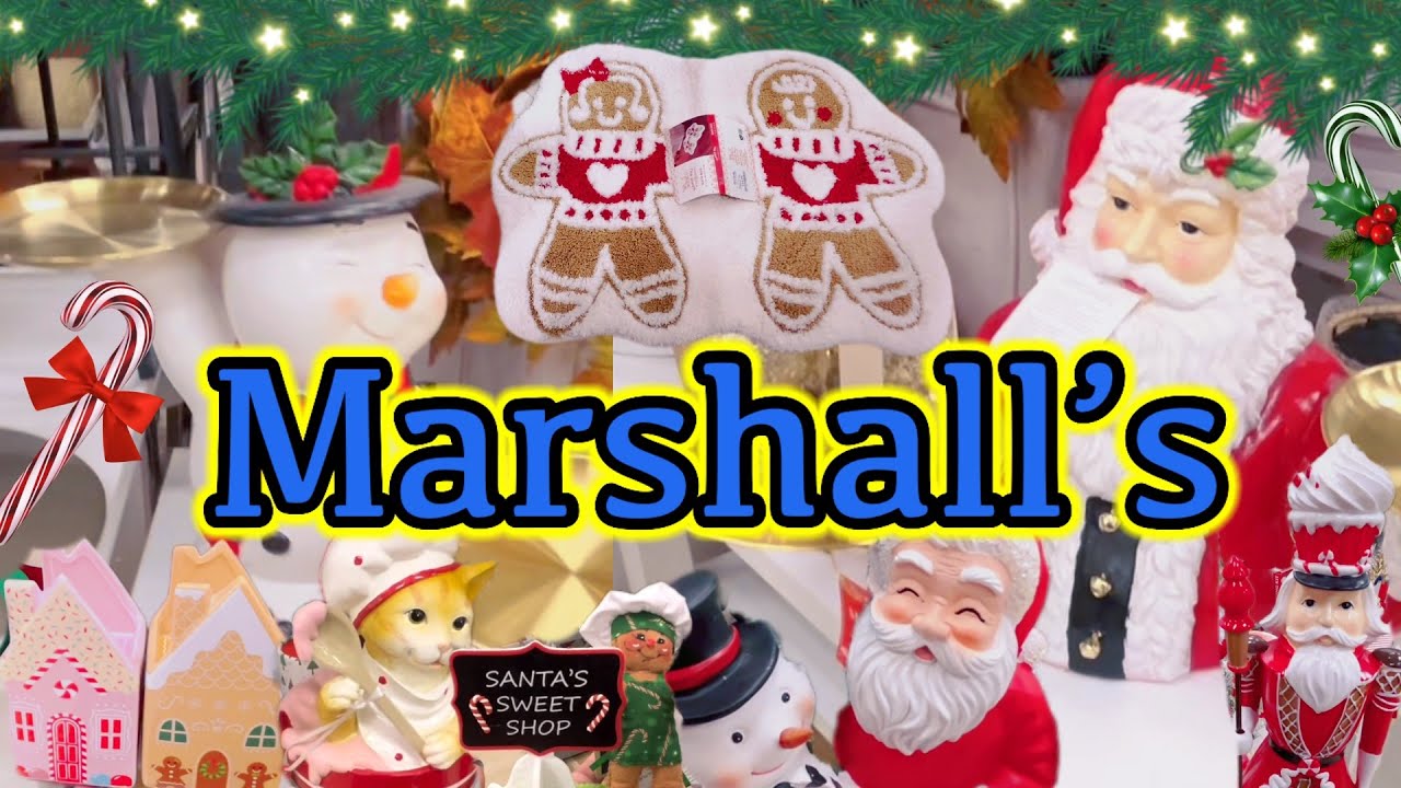 WOW! 🤩 ALL THE NEW CHRISTMAS DECOR @ MARSHALL’S IS SOOOO GOOD!🎄