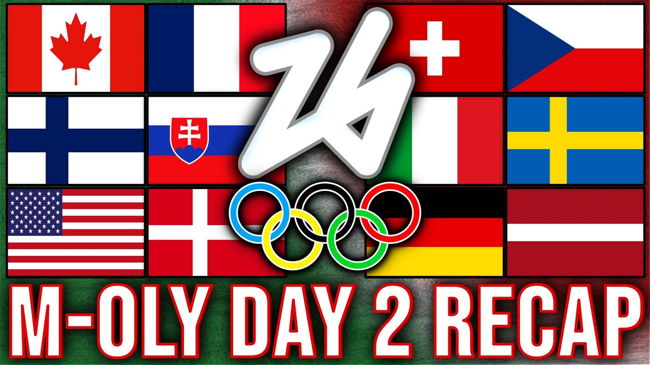2026 MEN'S OLYMPIC HOCKEY DAY 2 RECAP; ANALYSIS, SCORES, NEWS, AND MORE!!!
