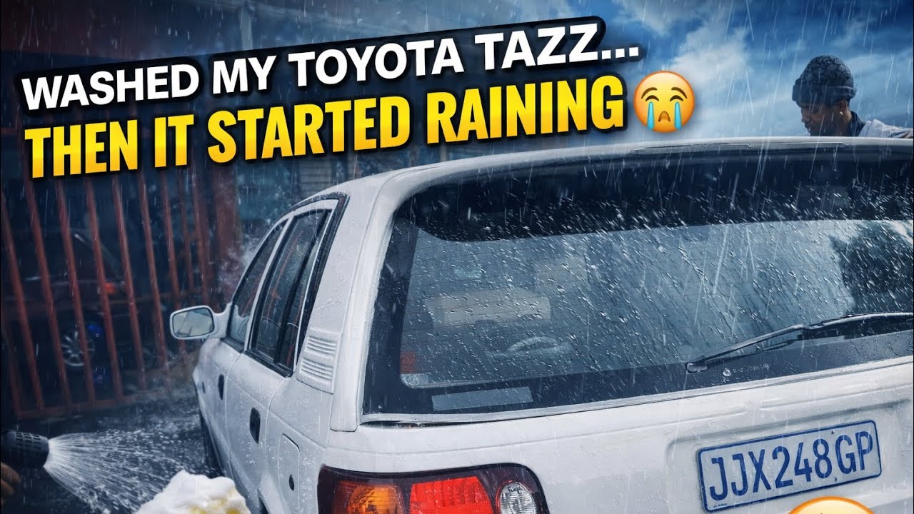 SA Weather vs My Clean Toyota Tazz 🇿🇦