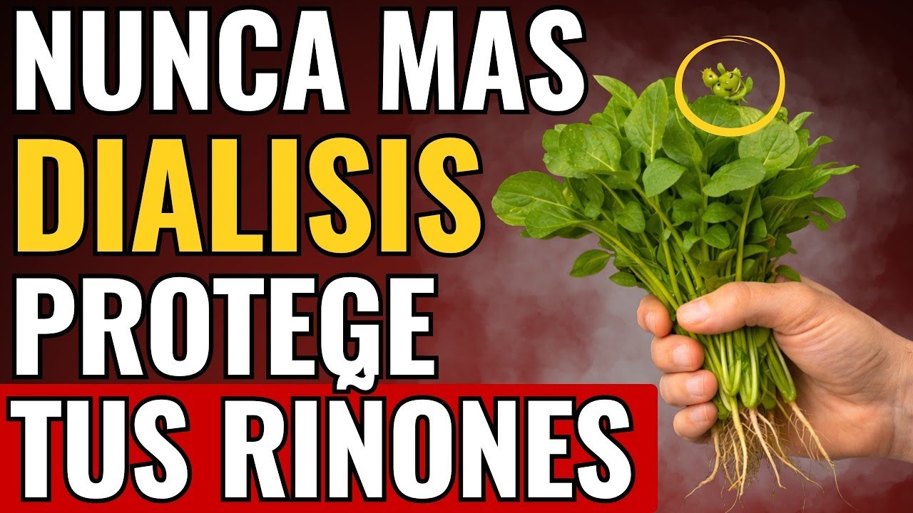 HOJAS NATURALES que PROTEGEN tus RIÑONES y ALEJAN la DIÁLISIS y SUFRIMIENTO