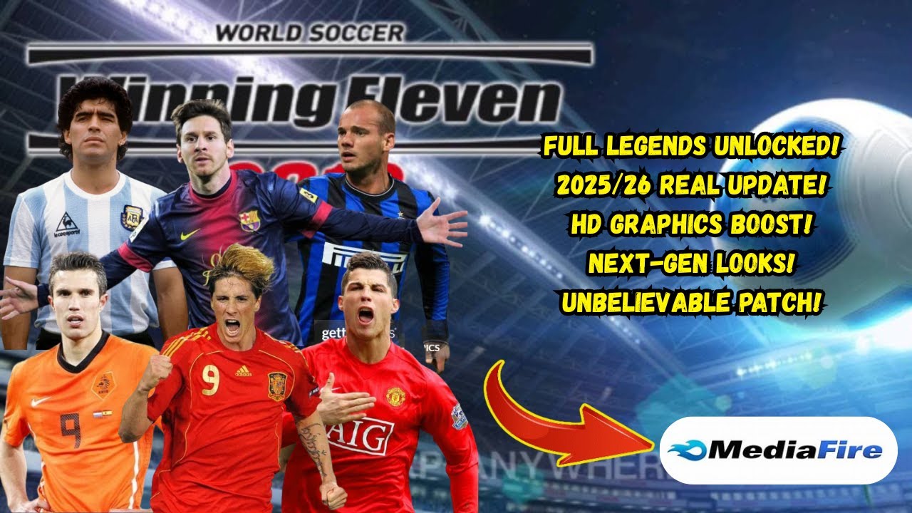 Форма Winning Eleven 2012 выглядит ТАК КРУТО в 2026 году 😱 Патч «Легенды» | Графика Ultra HD