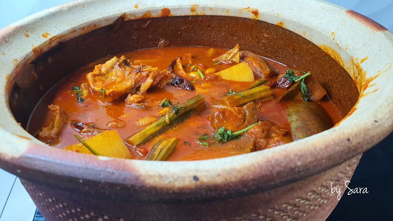 Rahsia Kari Ikan Masin SEDAP! | CLAYPOT Salted Fish Curry, Indian Style Karuvadhu Kuzhambu