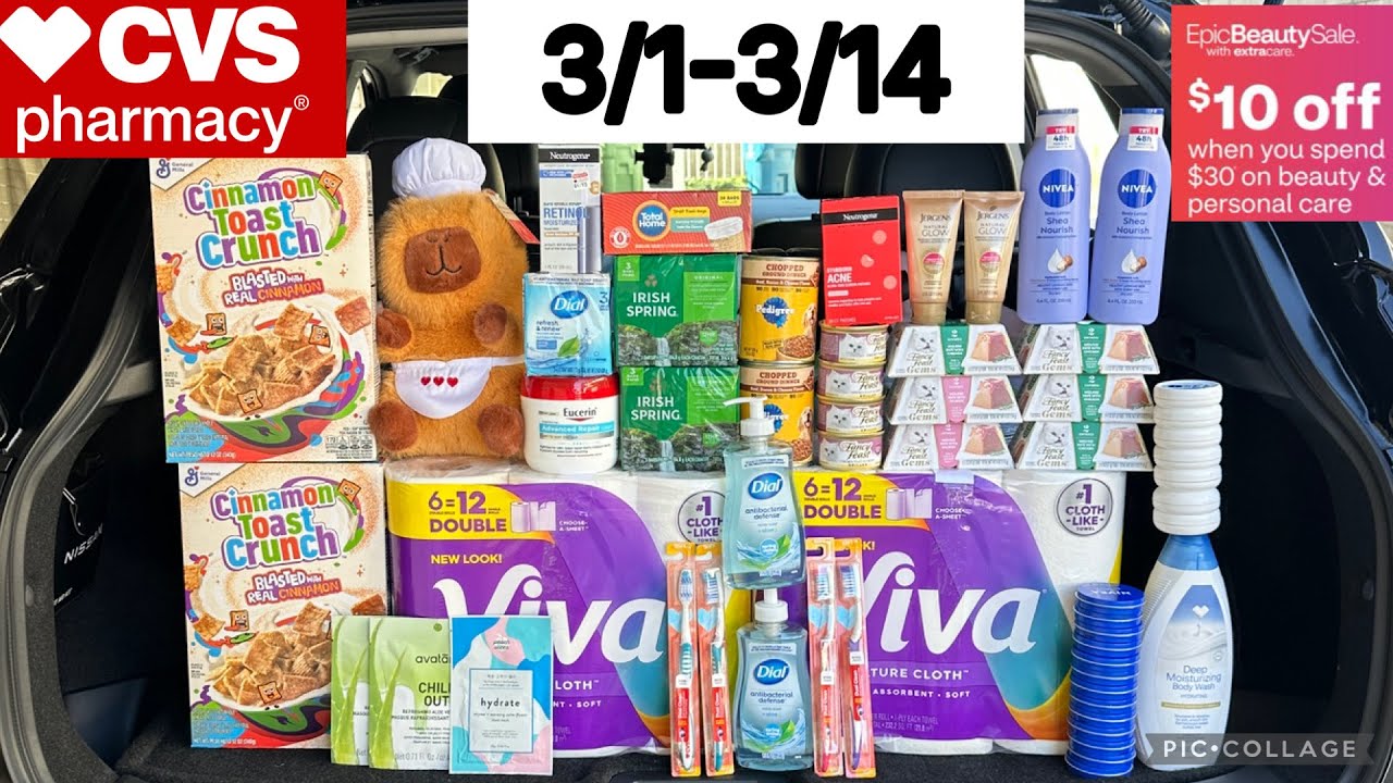 CVS HAUL || EPIC BEAUTY EVENT IS 🔥 || G word and 75% off Valentines clearance finds || 3/1-3/14