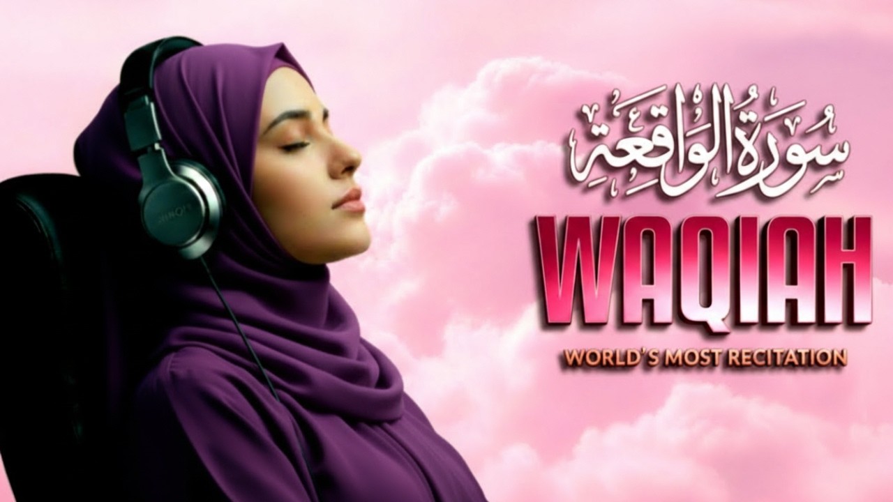 Surat Al WAQIAH 7x, dengarkan hutang lunas, Rezeki datang dari berbagai arah, Bacaan Al Quran Merdu