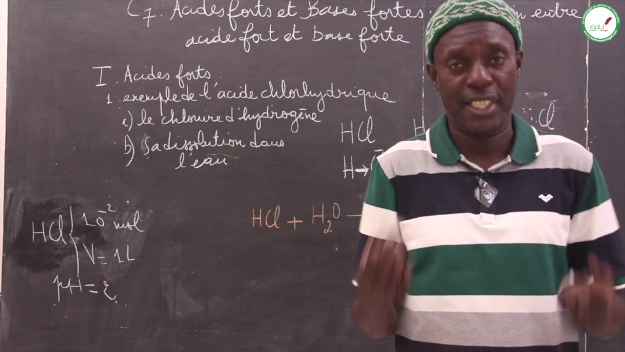 Cours - Terminale S - Physique / Chimie : Acides forts et bases fortes: réaction entre acides