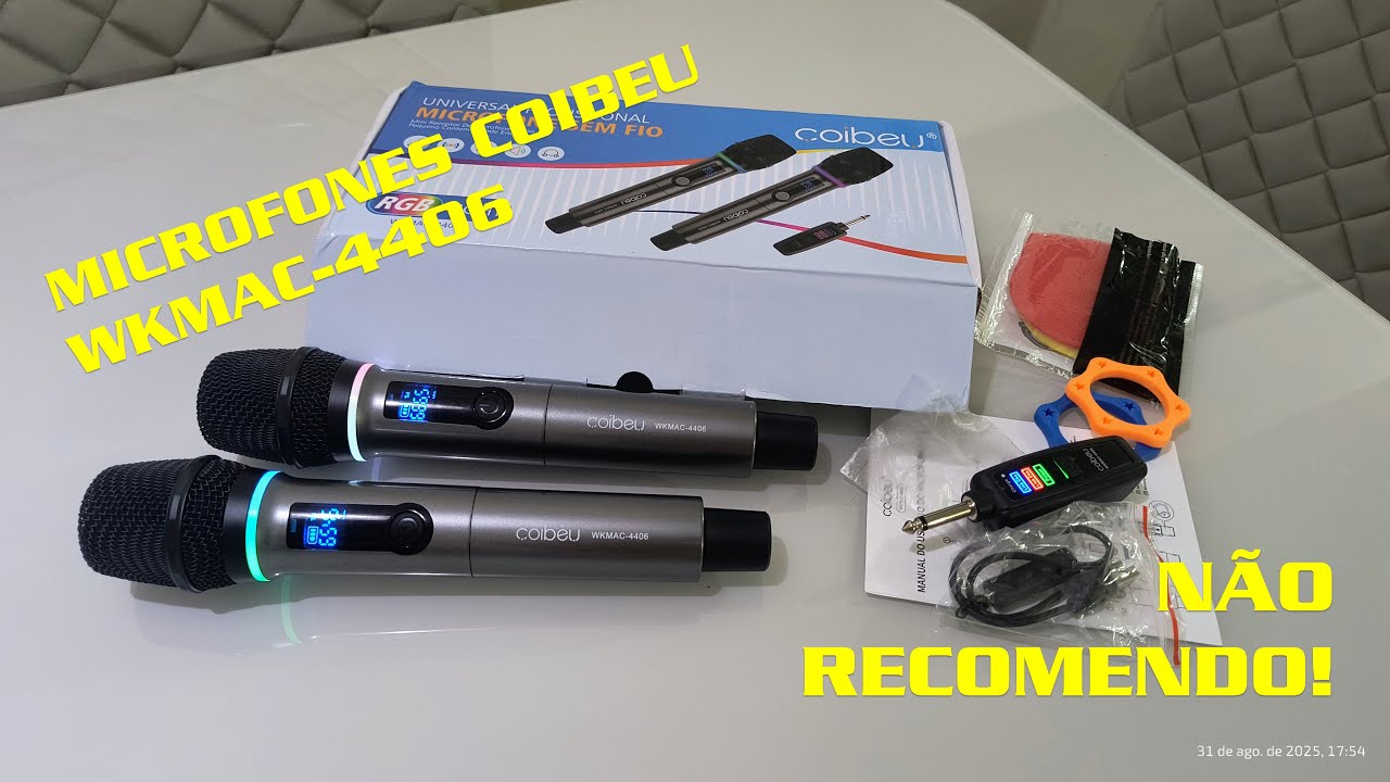 Microfones COIBEU, Não Funcionam Bem!!