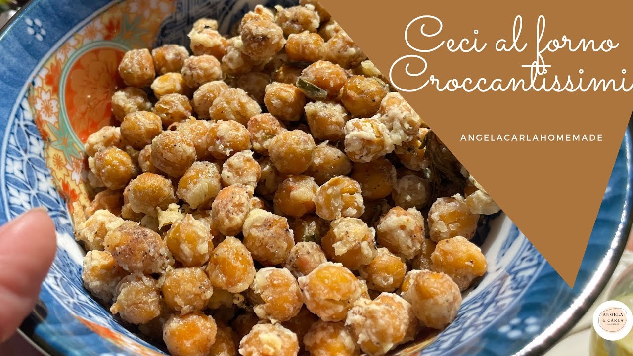 CECI CROCCANTI AL FORNO - SNACK VEGANO CON POCHISSIMI INGREDIENTI