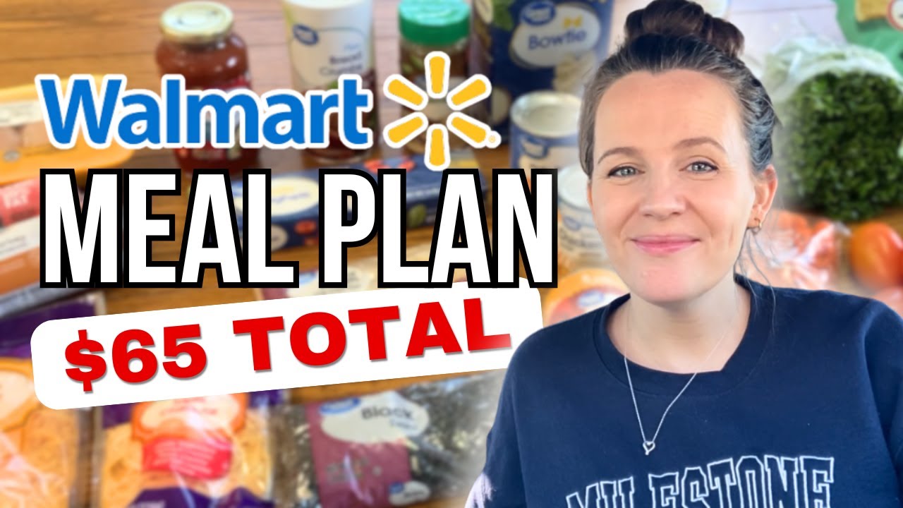Неделя бюджетных семейных ужинов за 65 долларов в Walmart | Просто и реально