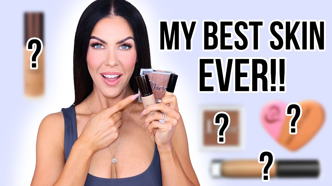 FLAWLESS BASE MAKEUP ROUTINE! MY SKIN HAS NEVER LOOKED BETTER!!🔥