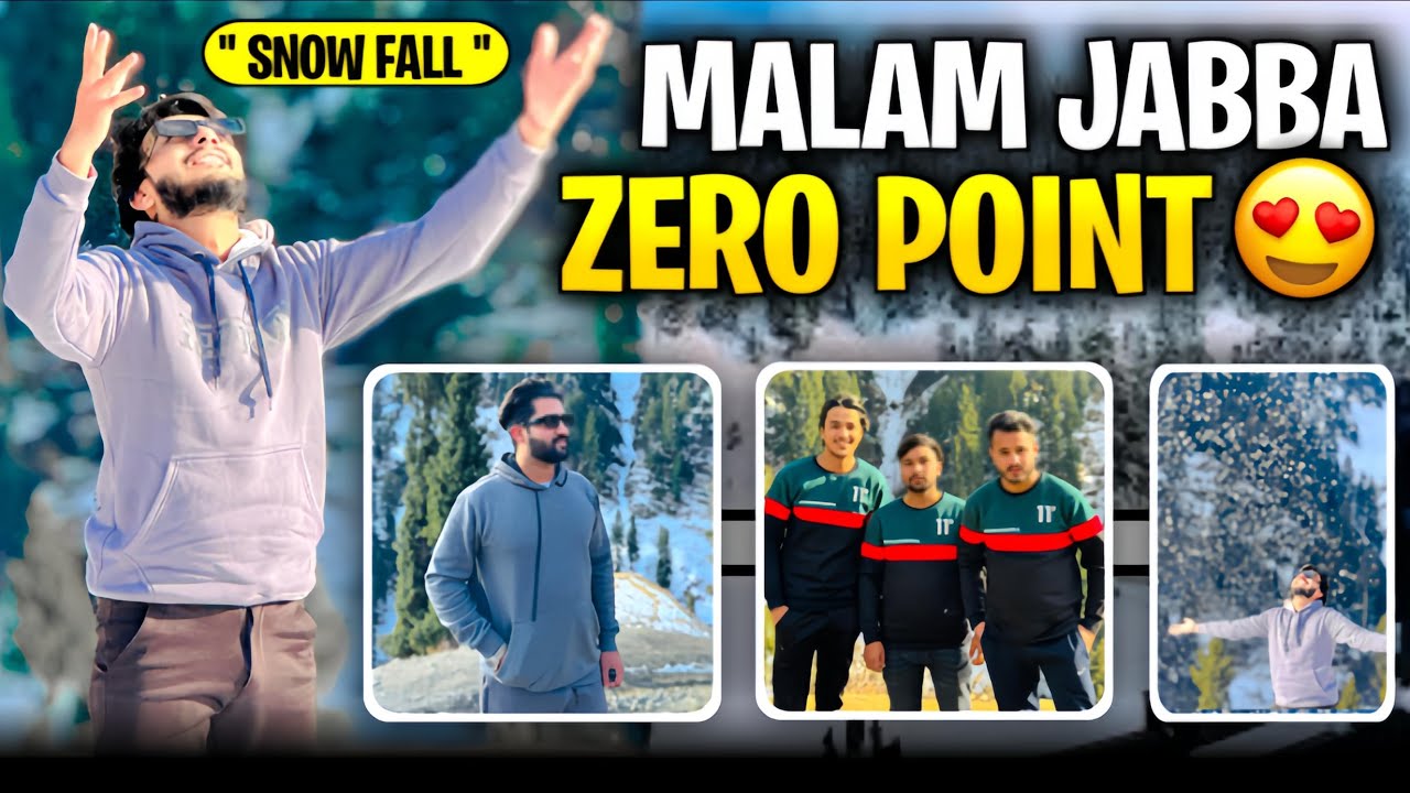 Malam jabba zero point 😱🥶 | Mana girty girty bacha 😳😂