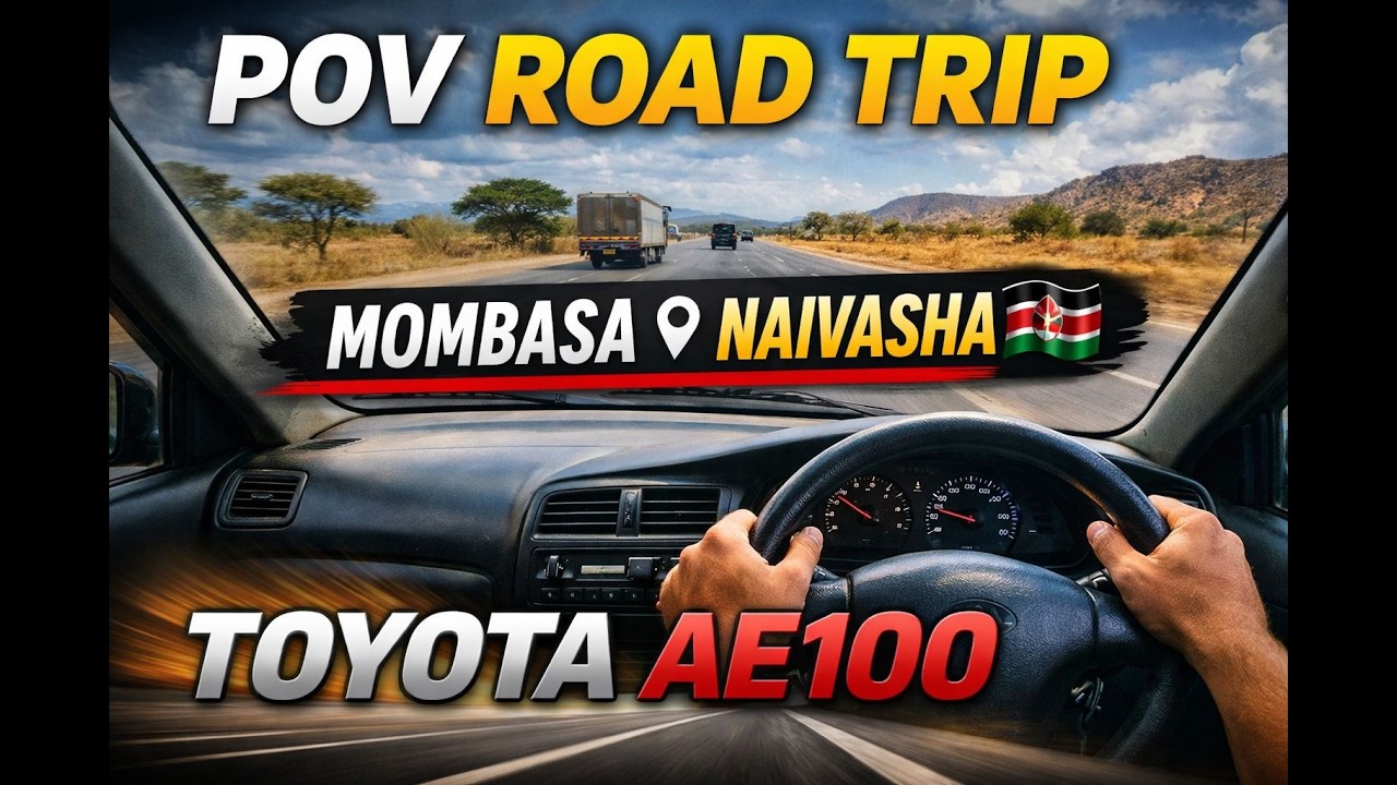 POV Drive: Mombasa ➝ Naivasha | Toyota AE100 Road Trip