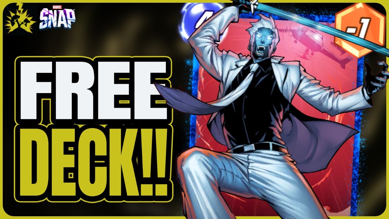 Exclusive Reveal of a FREE Mr. Negative Deck!! | Marvel Snap