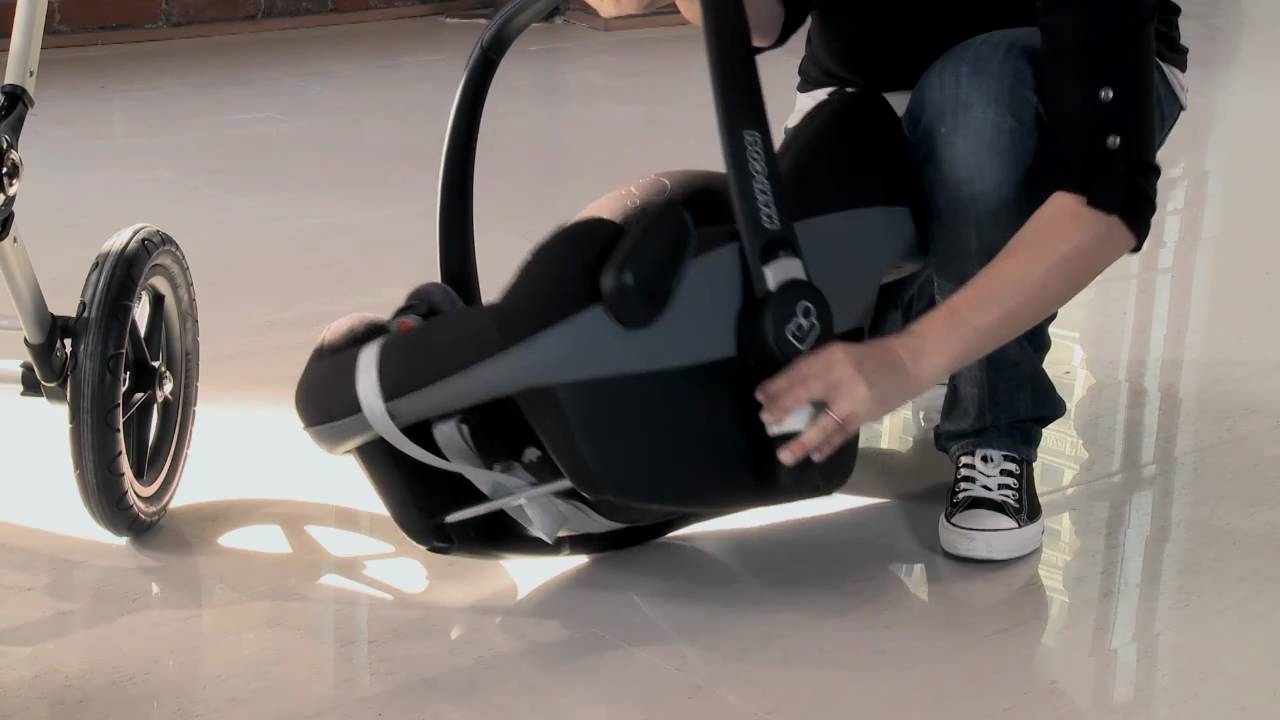 bugaboo cameleon demo - use with the car seat