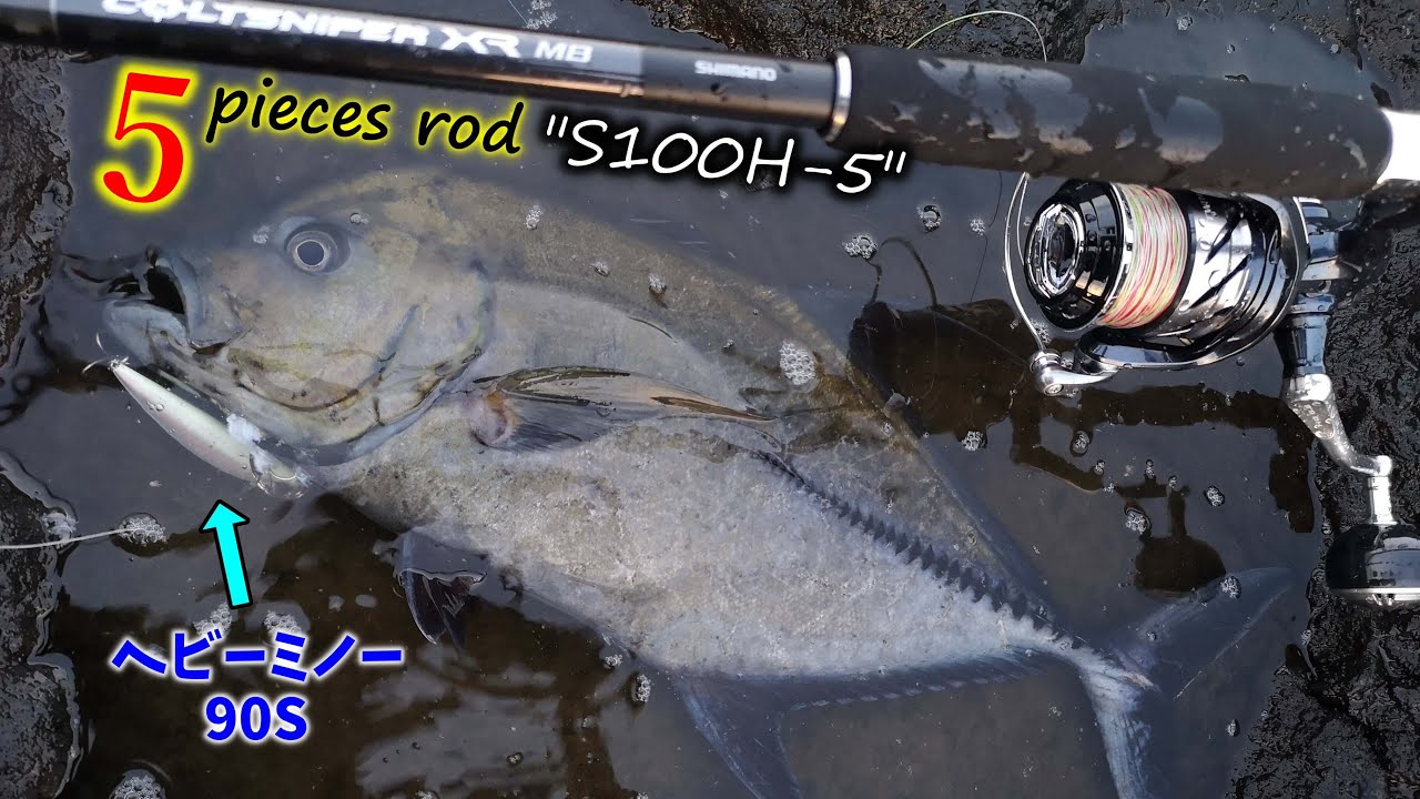 コルトスナイパーXRMBと小型ミノーを使って大型魚を狙う！！【ロックショア】