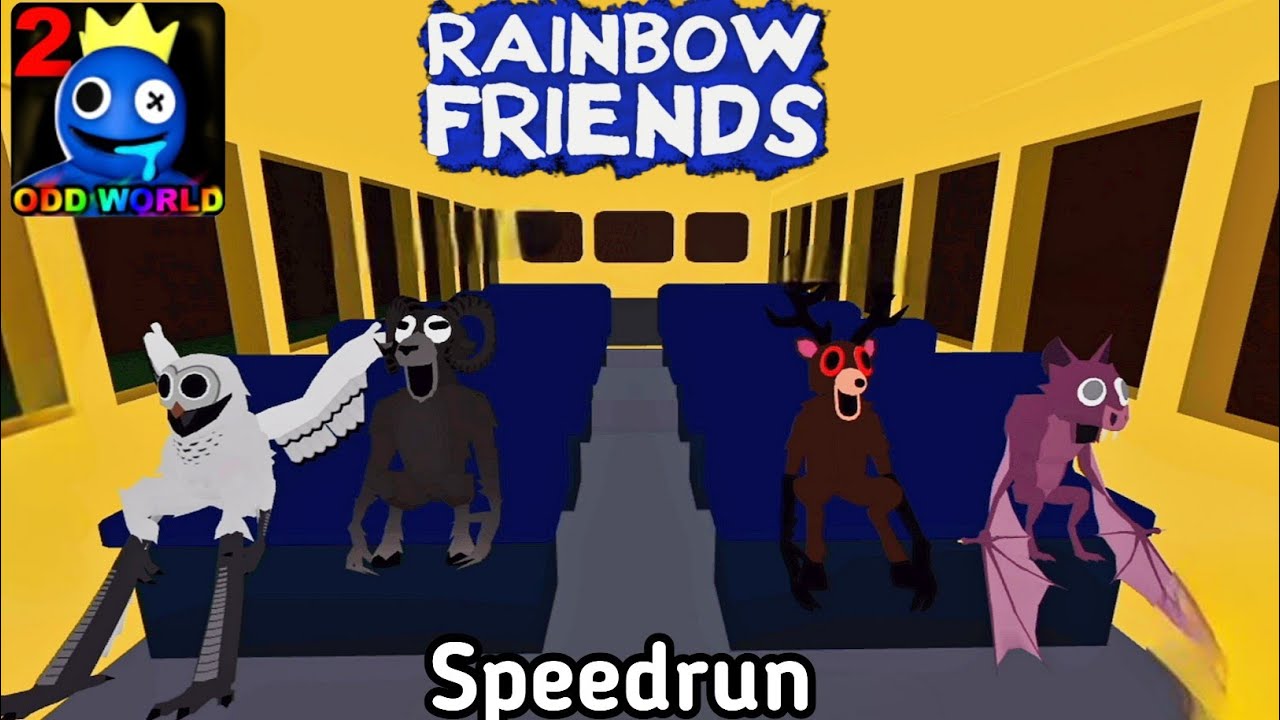 Playing As Deer Owl Ram And Bat In Rainbow Friends Full Gameplay Speedrun