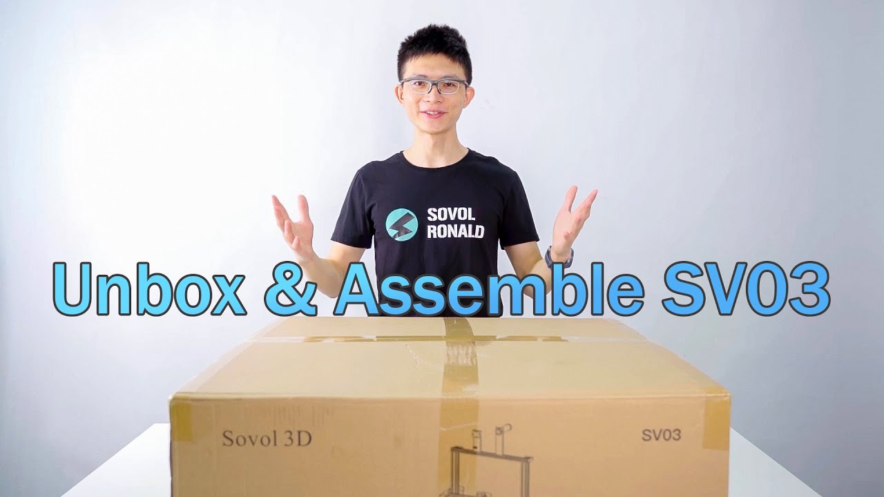 Sovol SV03 Largest Direct Drive Auto-leveling Printer: Unboxing & Assembly