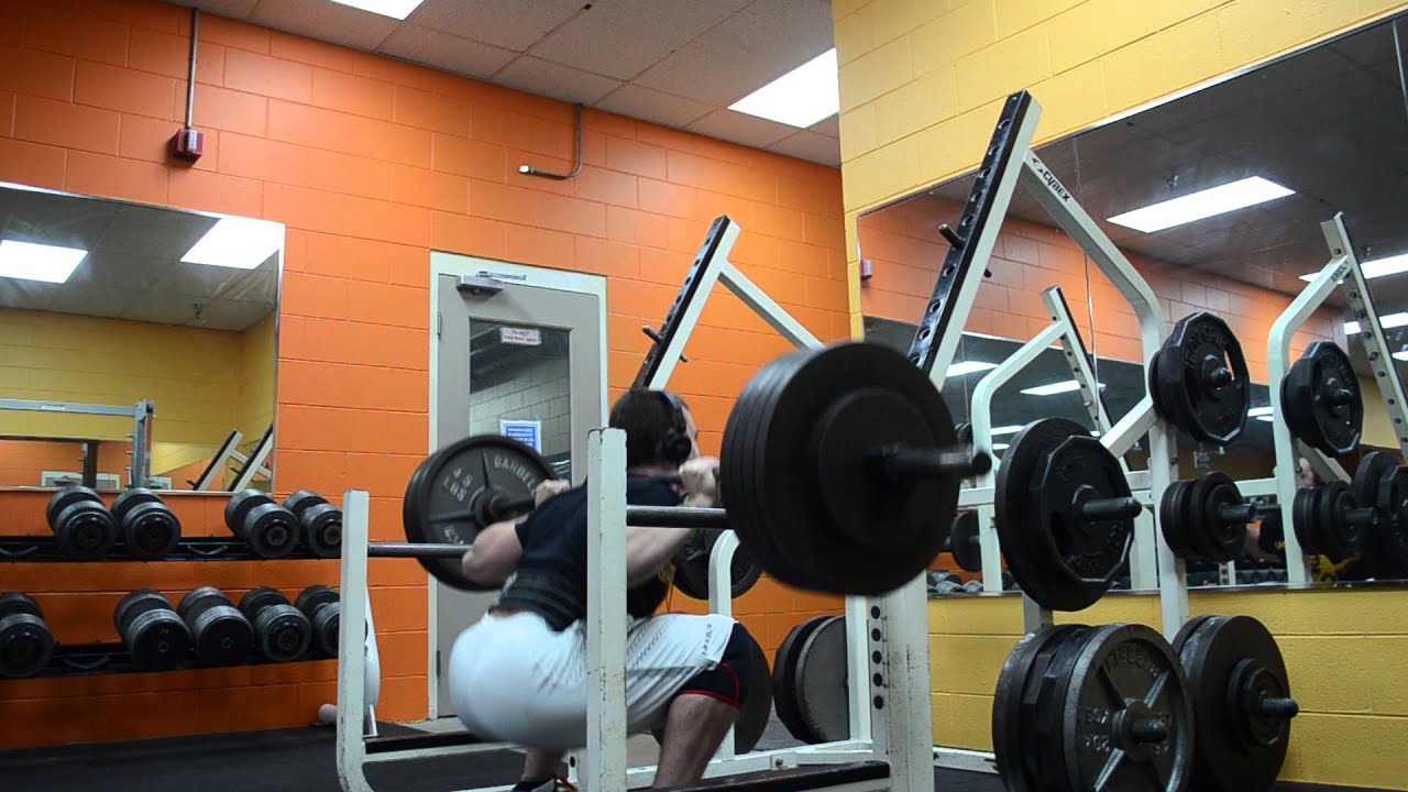 Jonnie Candito Squat PR 455 lbs x 7 (180 lbs Bodyweight)