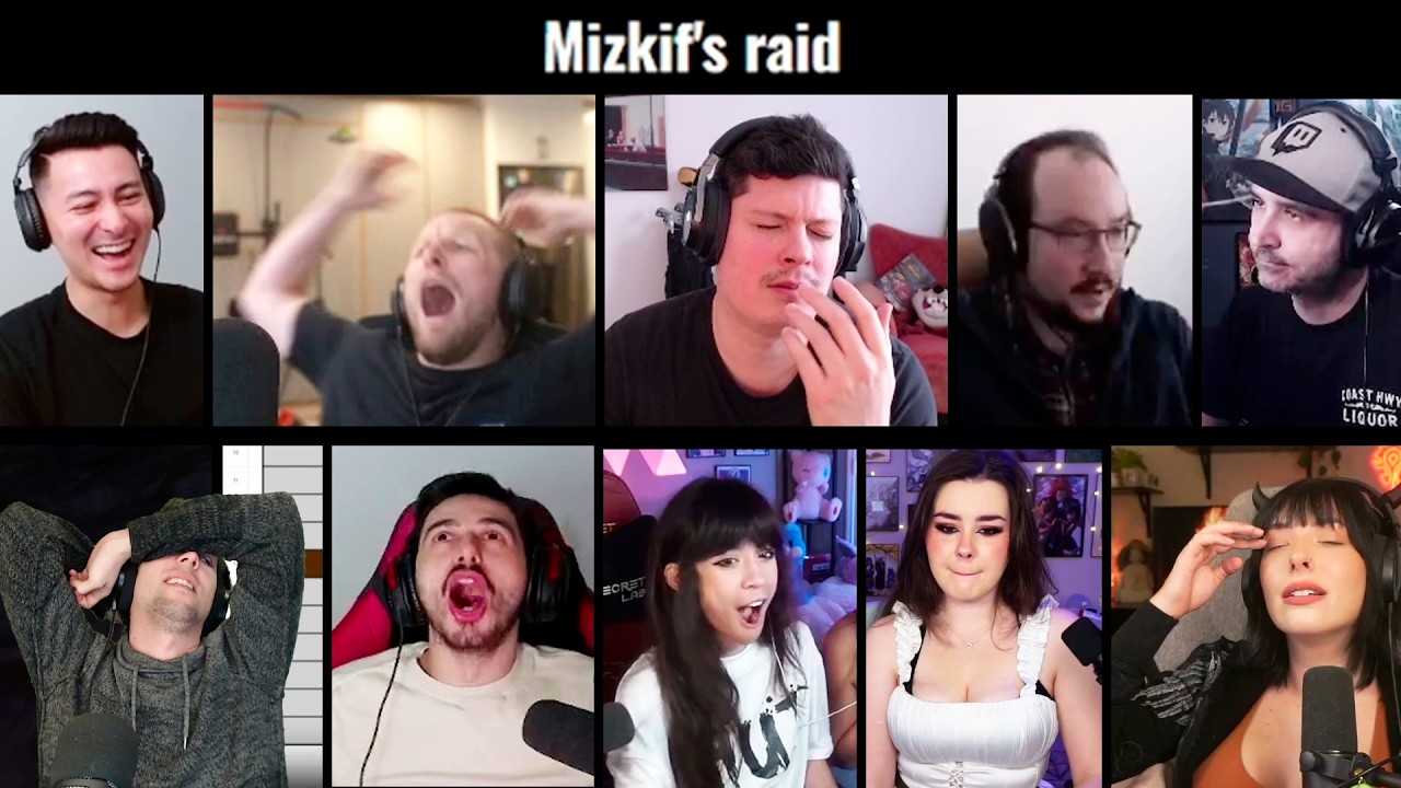 Streamer's Reactions to Getting Drafted to Mizkif's OnlyFangs Raid