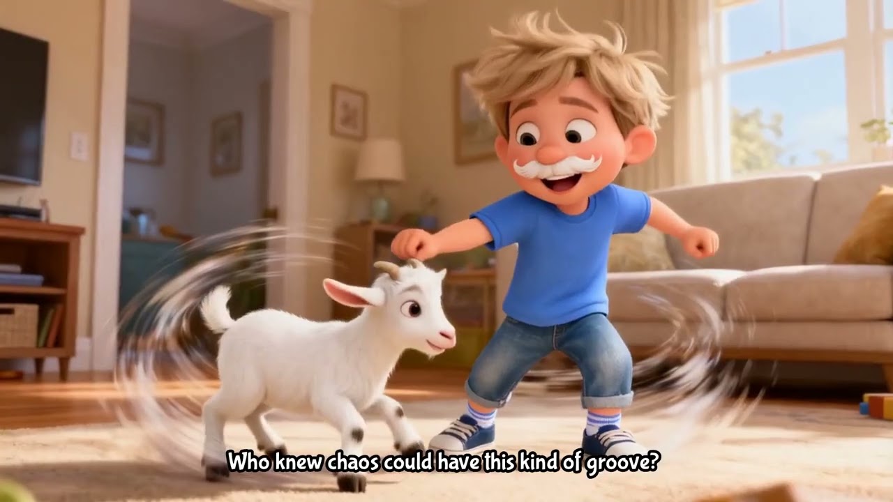Baby Boy vs Baby Goat Dance-Off 🐐🍼 Funny Toddler Dance Song