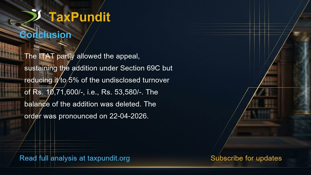 Section 69C Unexplained Expenditure - Search Assessment - Profit Estimation - Naya... | TaxPundit