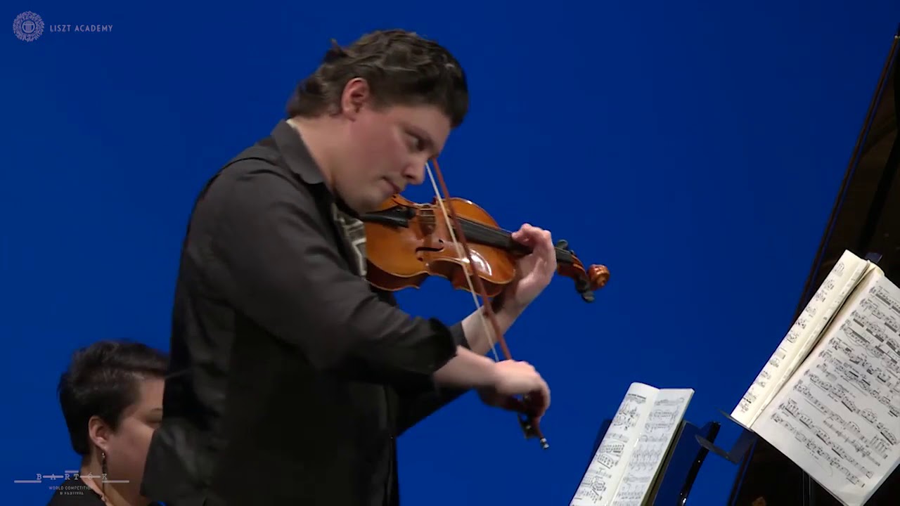 Homoki Gabor   Bartok World Competition, 2017 violin Semi final