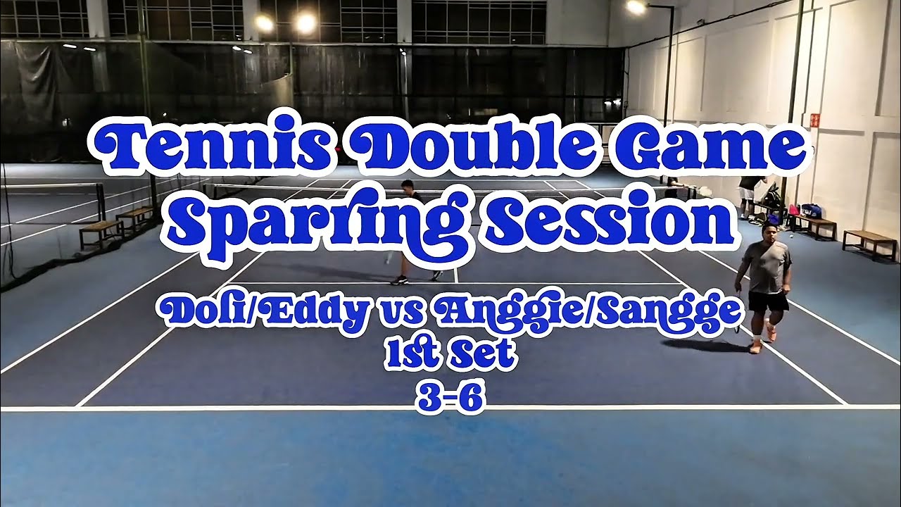 Intense Tennis Double Sparring Session 1st Set | #theogtennisclub #amtc | 🎾 🇲🇾🇮🇩