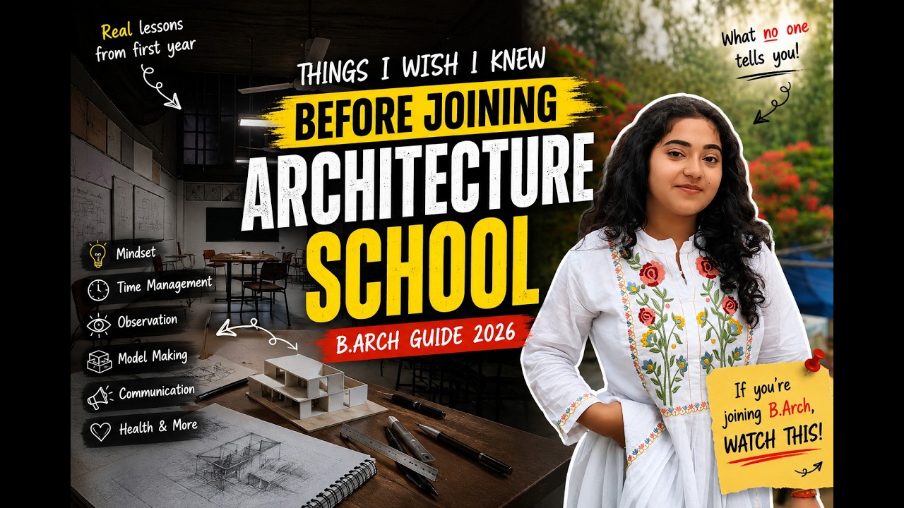 Every Architecture Student Should Know This Before First Year | B.Arch Tips