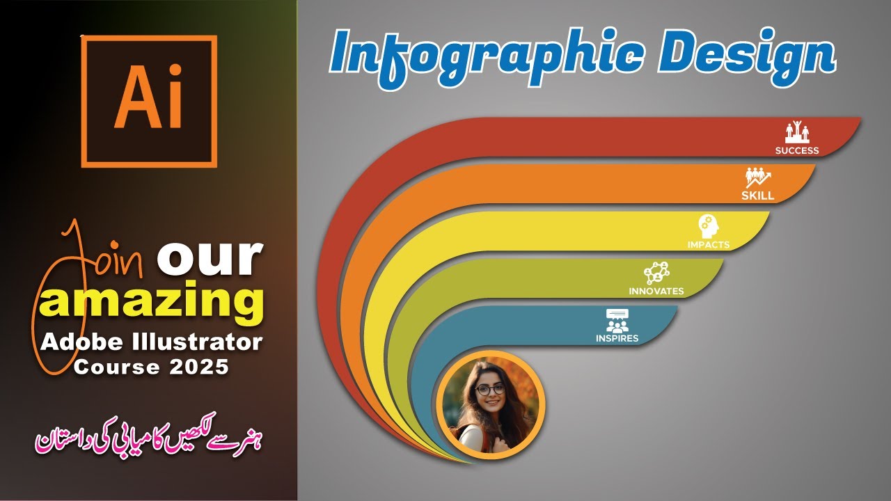 Create Stunning Infographic in Adobe Illustrator | Full Beginner Tutorial 2025