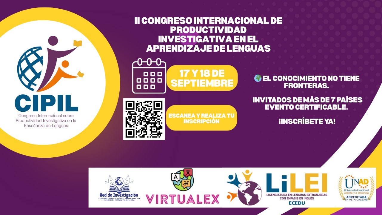 II Congreso Internacional sobre Productividad Investigativa en el Aprendizaje de Lenguas CIPIL  Dia2