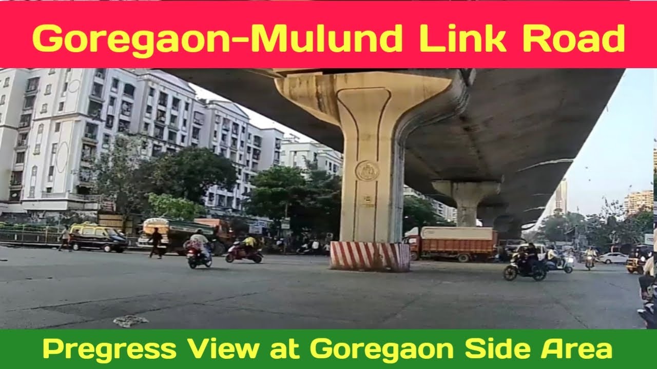 Goregaon-Mulund Link Road GMLR) work progress view at Goregoan Side Area @mytravelvlog7253