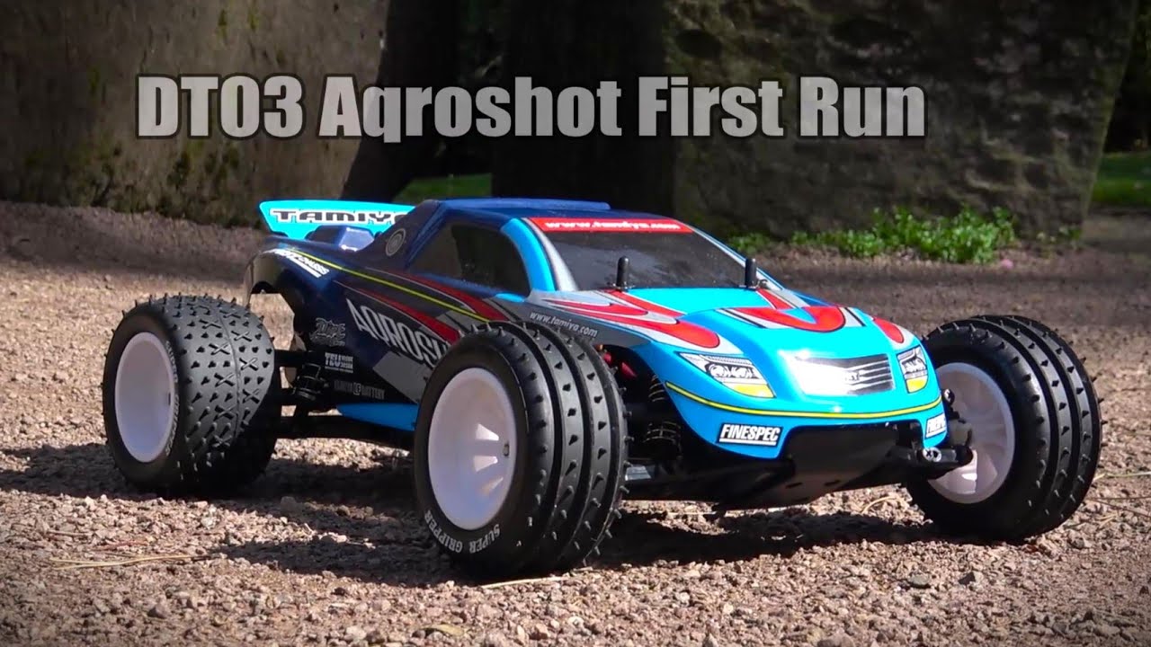 Tamiya DT03 Aqroshot First Run