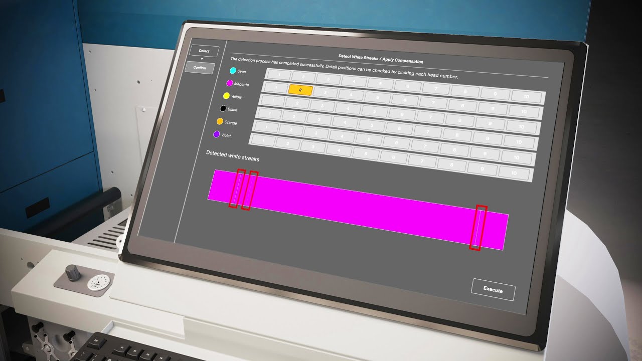 Domino N730i NozzleAdjust: Easy-To-Use Nozzle Compensation - Label Printing