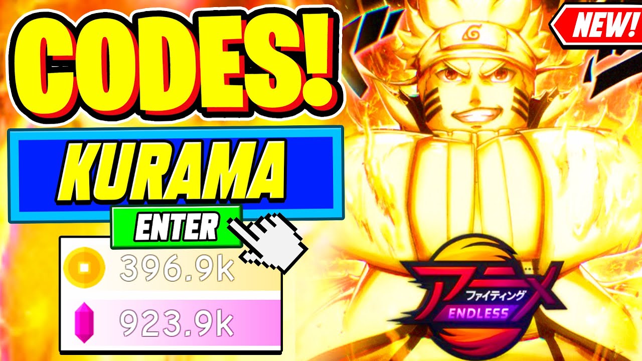 ⚠️New⚠️ ALL WORKING KURAMA UPDATE CODES For Anime Fighting Simulator Endless - Roblox AFS: Endless