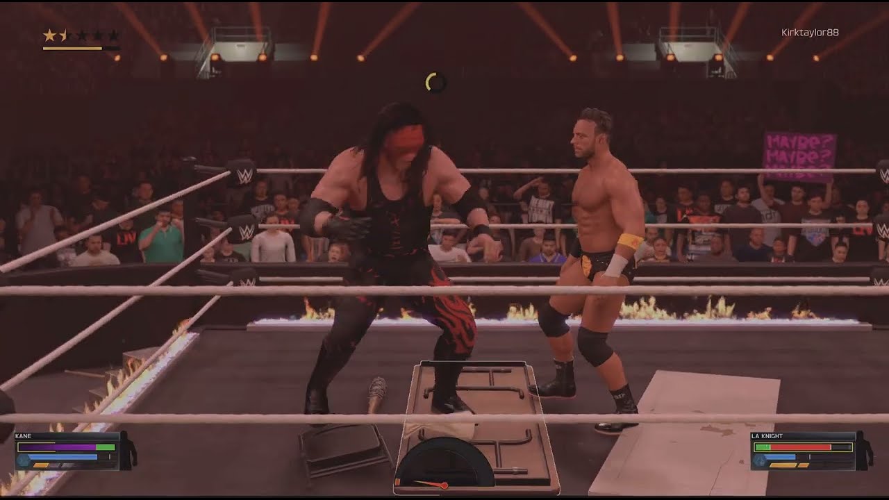WWE 2K26 - Кейн против LA Night - матч «Адское пламя»
