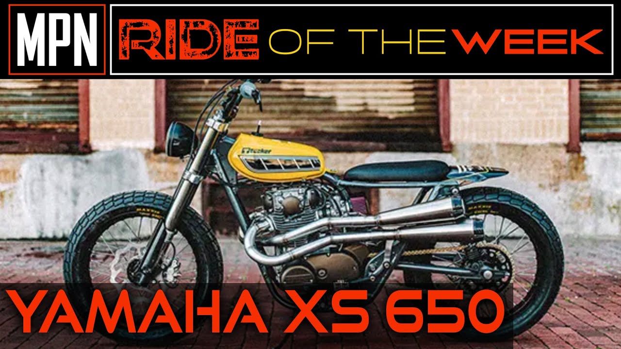 1975 Yamaha XS 650 Flat Track Motorcycle