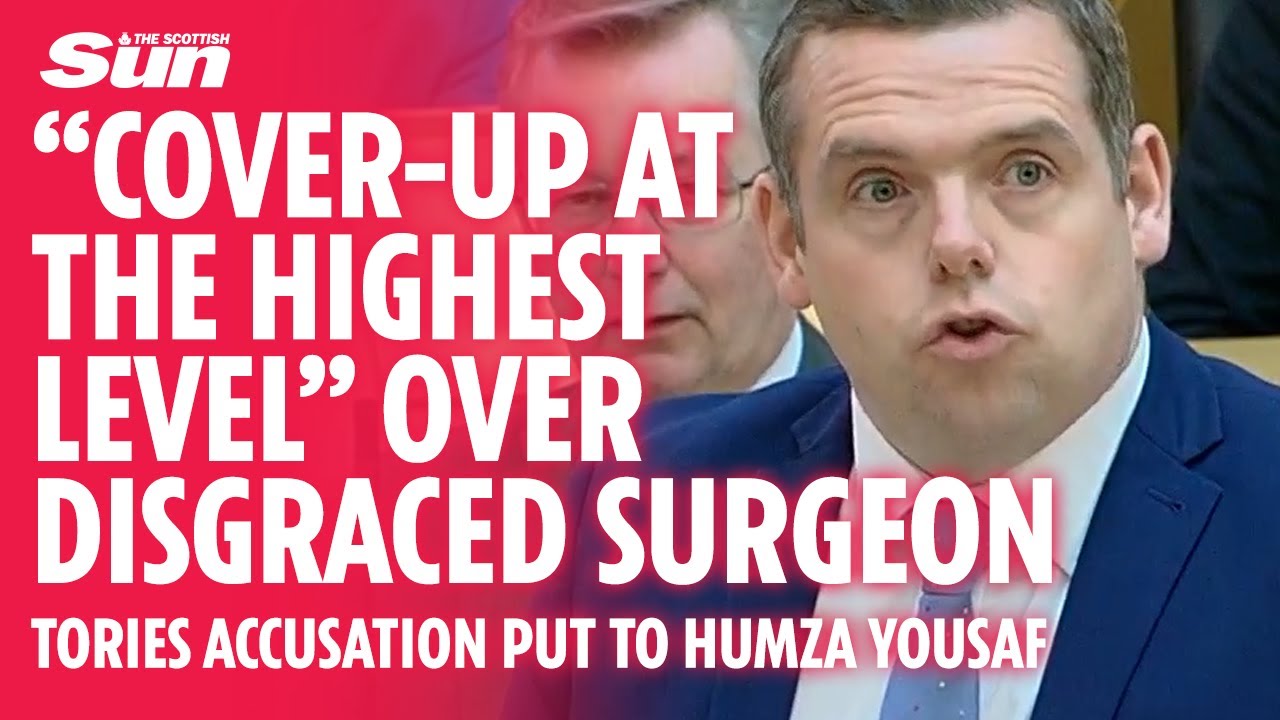 'Cover-up' claims over Humza Yousaf not granting public inquiry into disgraced surgeon