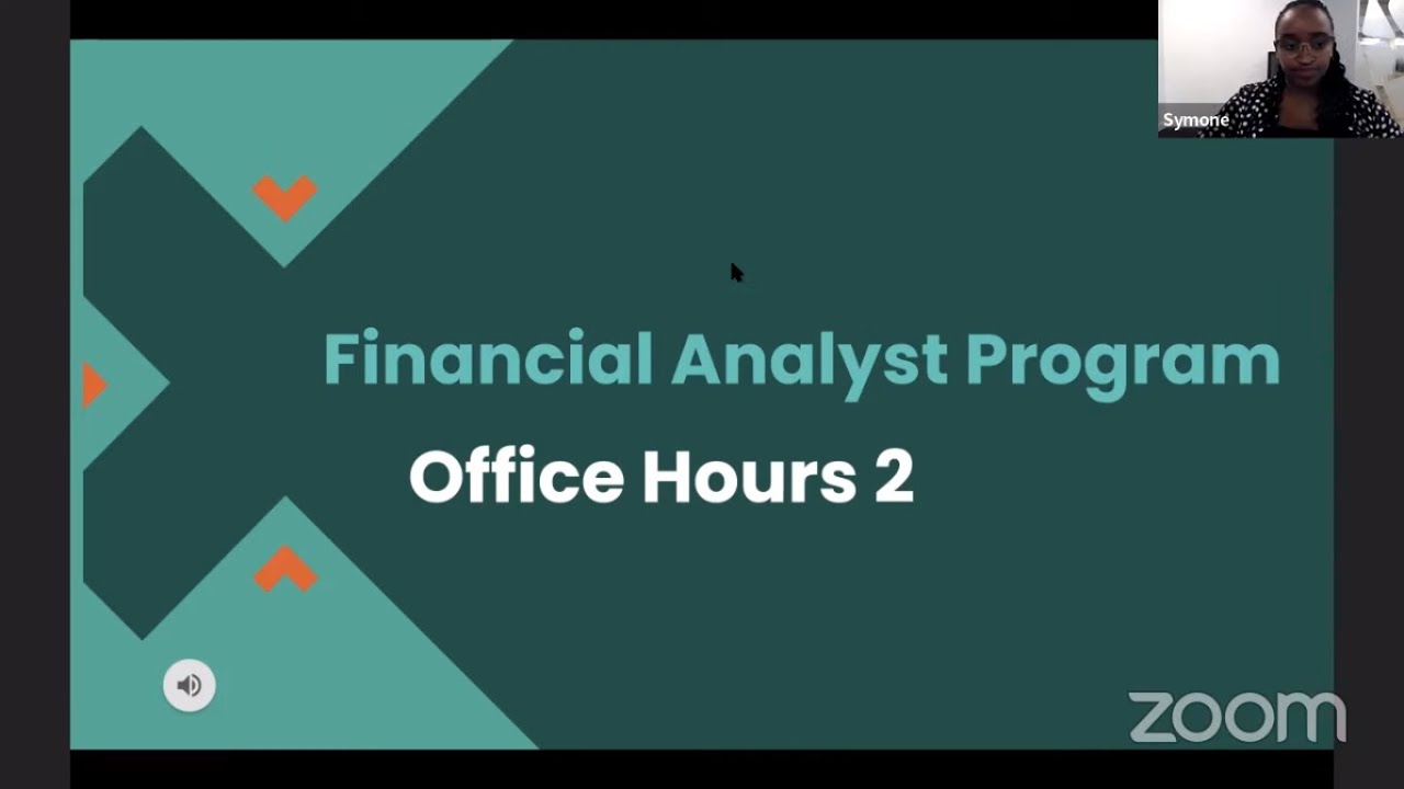 Financial Analyst Program Office Hours 2